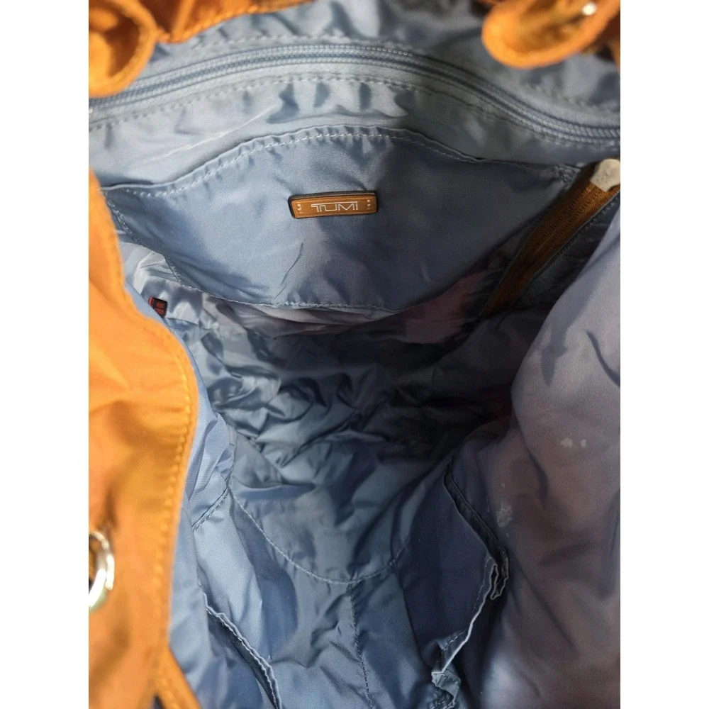 Tumi 48787 Voyageur Basel Backpack in a brown‎ nylon material